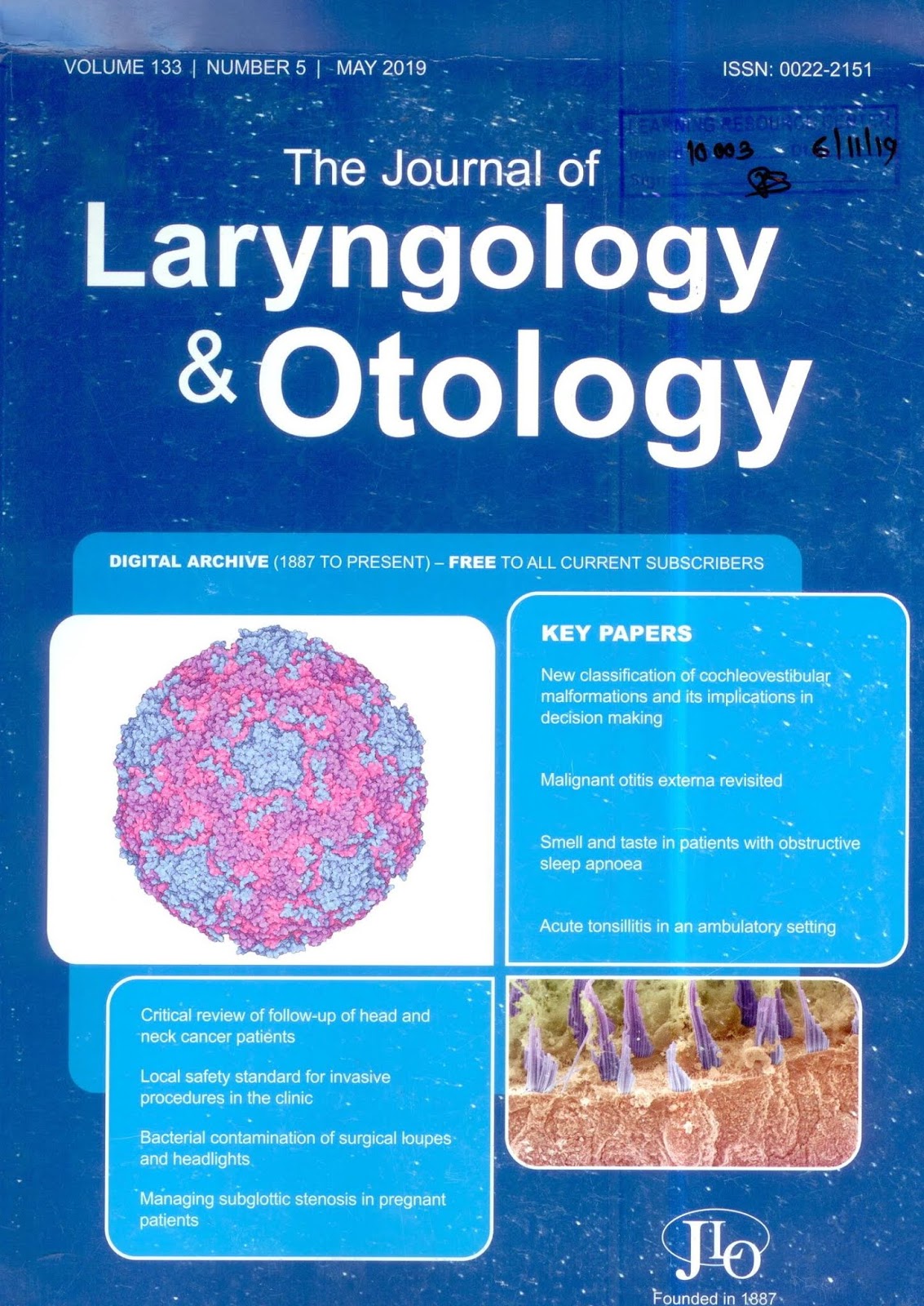 https://www.cambridge.org/core/journals/journal-of-laryngology-and-otology/issue/56852363EAB1A0BB0EC69477AACAED74