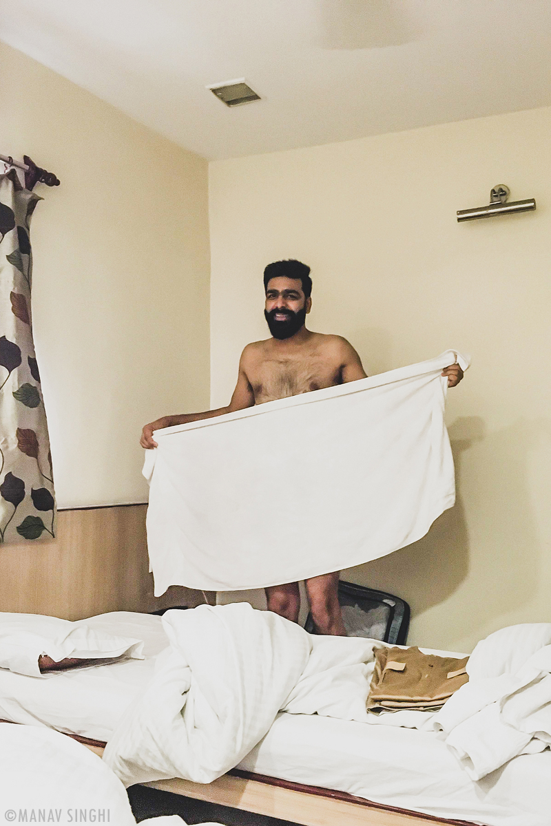 Happy Towel Day - Mr. Tanuj Vijay shot taken on 06-March-2020 at Kolkata.