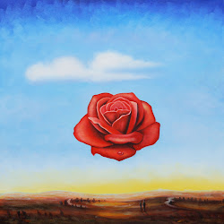 dali salvador rose meditative surrealism painting paintings war