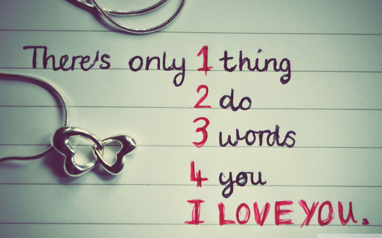 Petit Mot D Amour En Anglais
