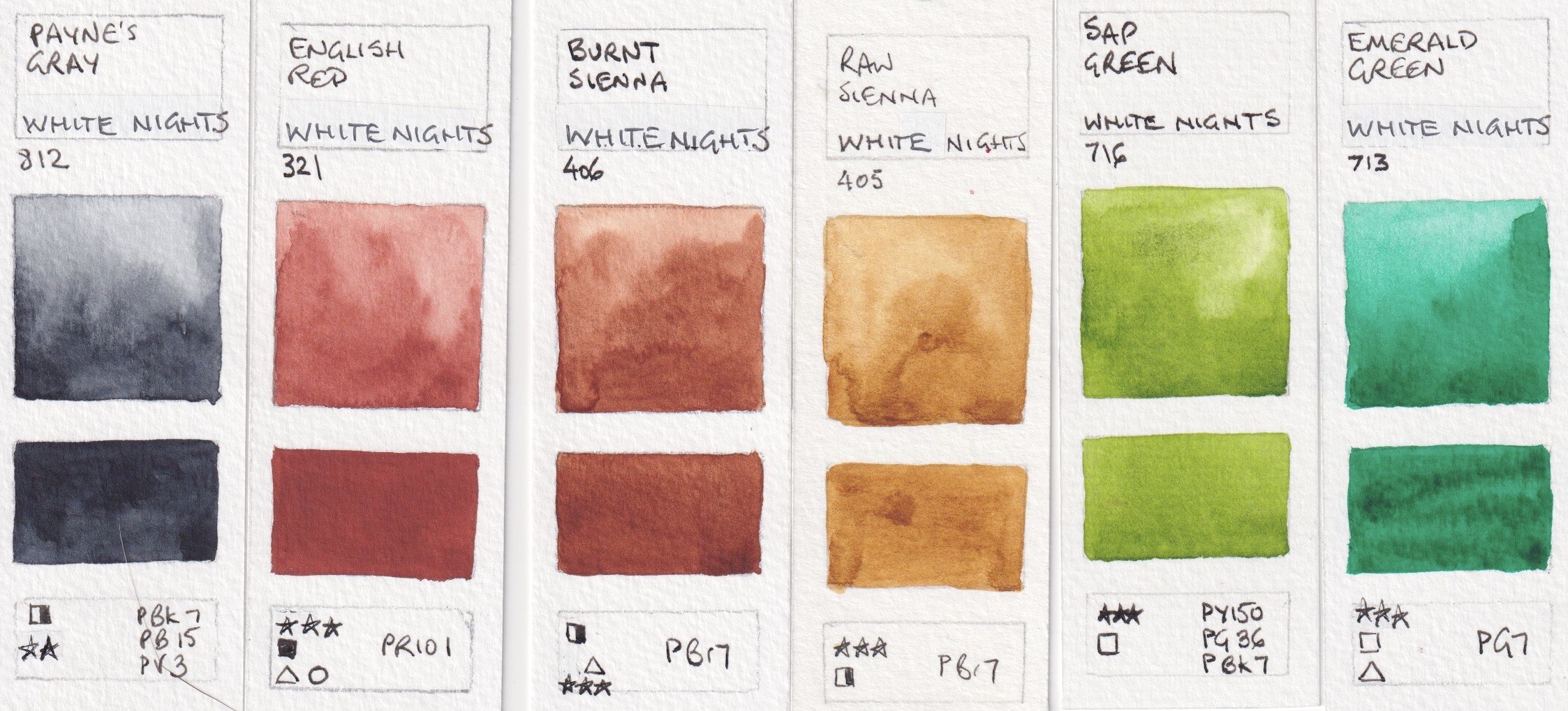 Jane Blundell Artist White Nights 2019 full range