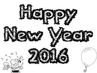 new year 2016 color pages download