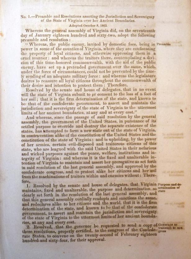 West Virginia Statehood