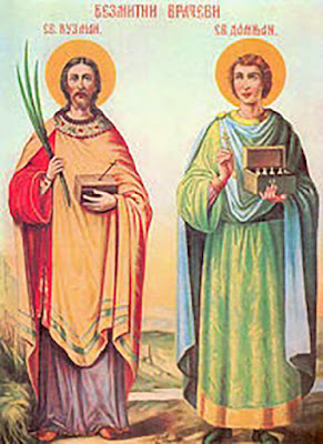 Santo Santa 26 September, Santo Kosmas dan Damianus, Martir