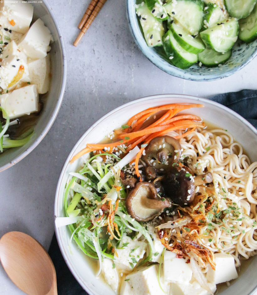 Shiitake-Ramen-Suppe