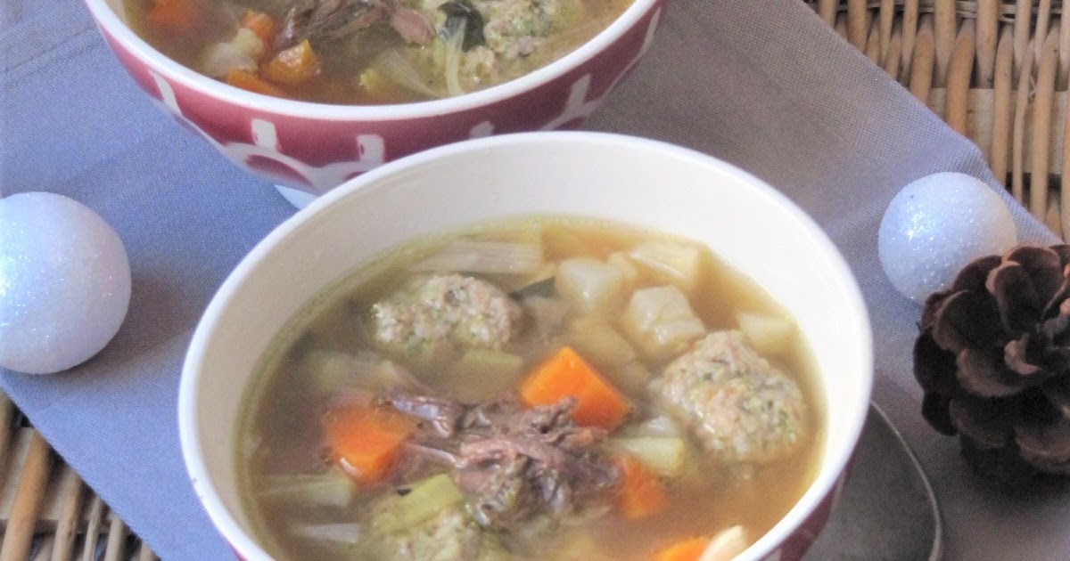 La cuisine d'ici et d'ISCA Bouillon de potaufeu aux boulettes de porc
