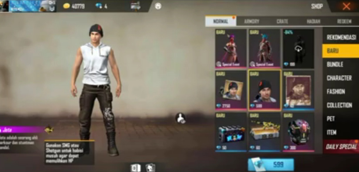 Jota Ff Free Fire Cara Mendapatkan Karakter Jota Di Event