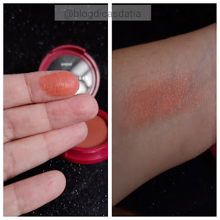 resenha blush & Go eudora niina secrets cor pêssego dicas da tia detalhes