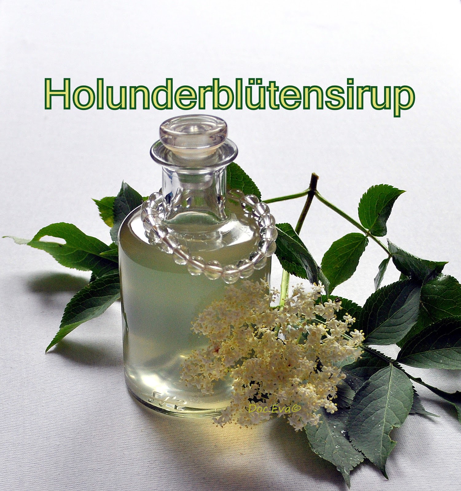 Der Holunderblütensirup