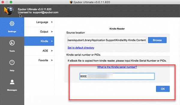 Find kindle serial number for mac os Find kindle serial number for mac os