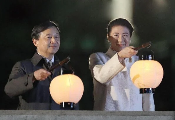 Emperor Naruhito and Empress Masako attended the National Festival held to celebrate the throne of new Emperor at the Imperial Palace