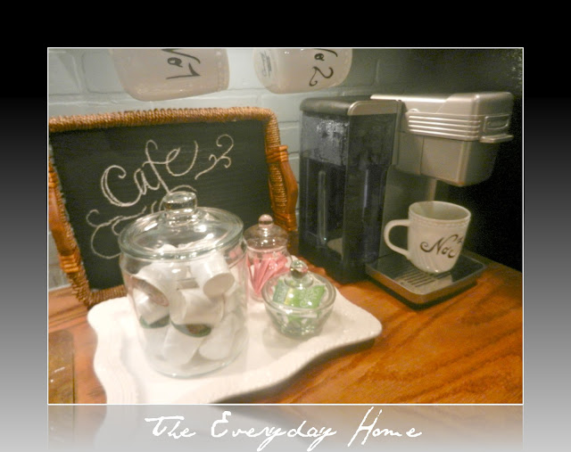 How to Create a Coffee Station at The Everyday Home / www.everydayhomeblog.com