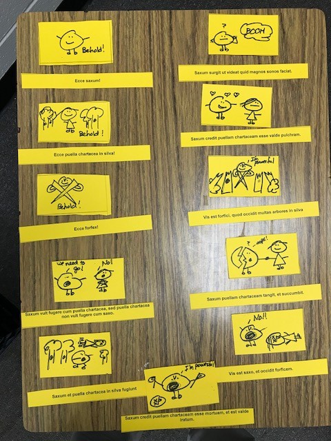 Toda-lly Comprehensible Latin: Sentence Picture Relay