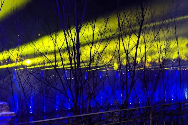 Things to do in Innsbruck in winter: Lightshow on the River Inn for New Year's Eve