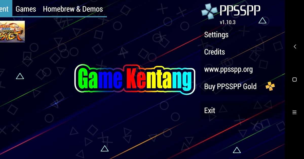 Cara Ganti Gambar Background Di Emulator Ppsspp Android Gamekentang