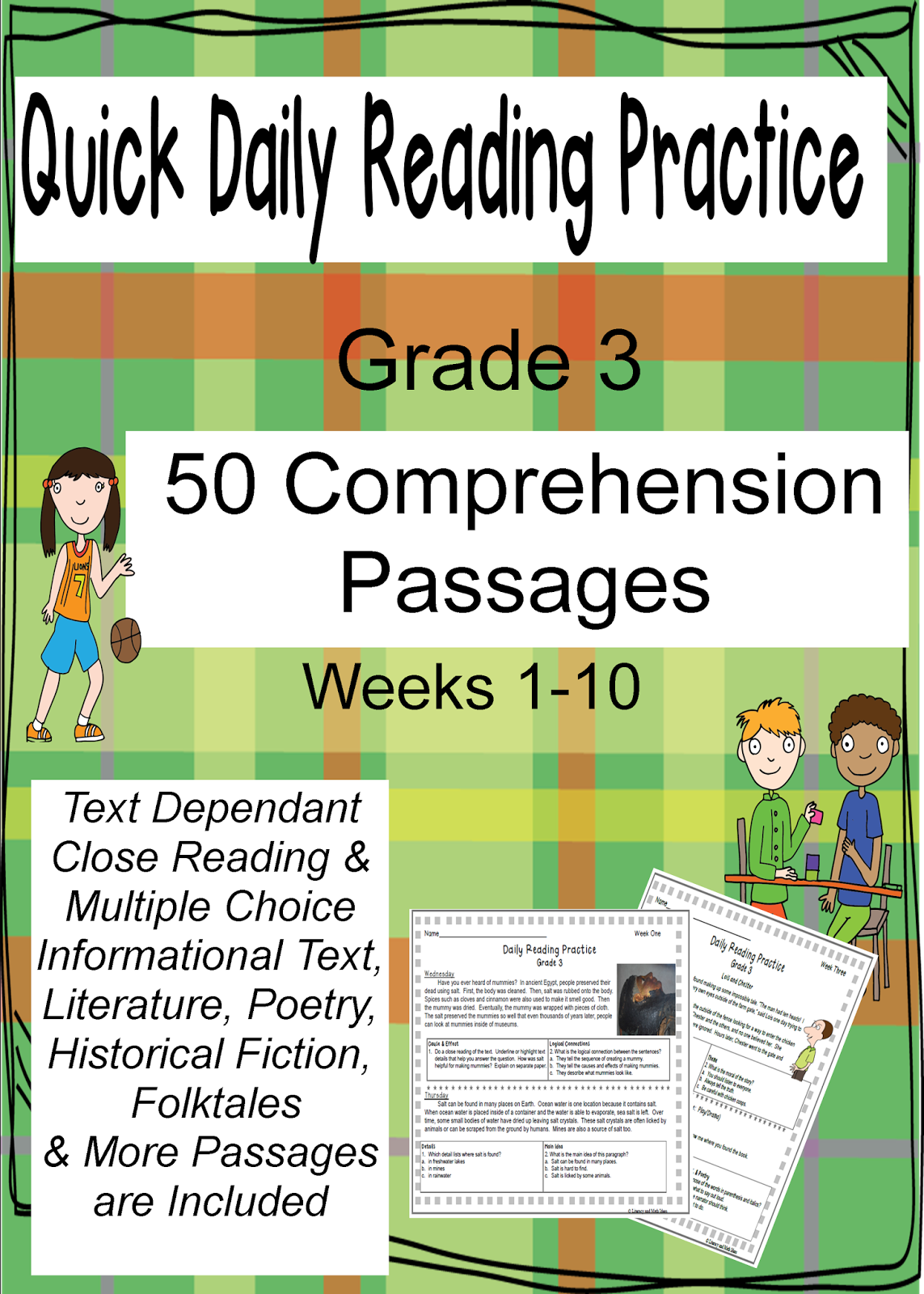 literacy-math-ideas-daily-reading-comprehension-practice-grade-3