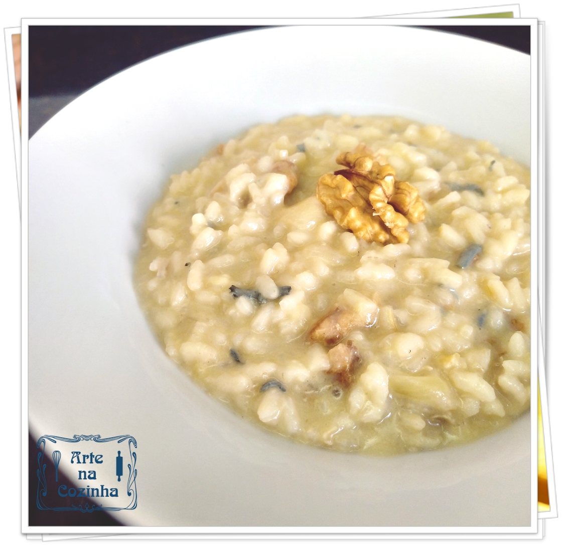 Arte na Cozinha Risoto de e nozes