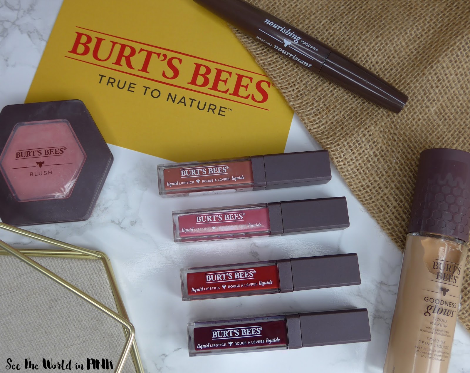 Burt's Bees Liquid Lipsticks See the World in PINK