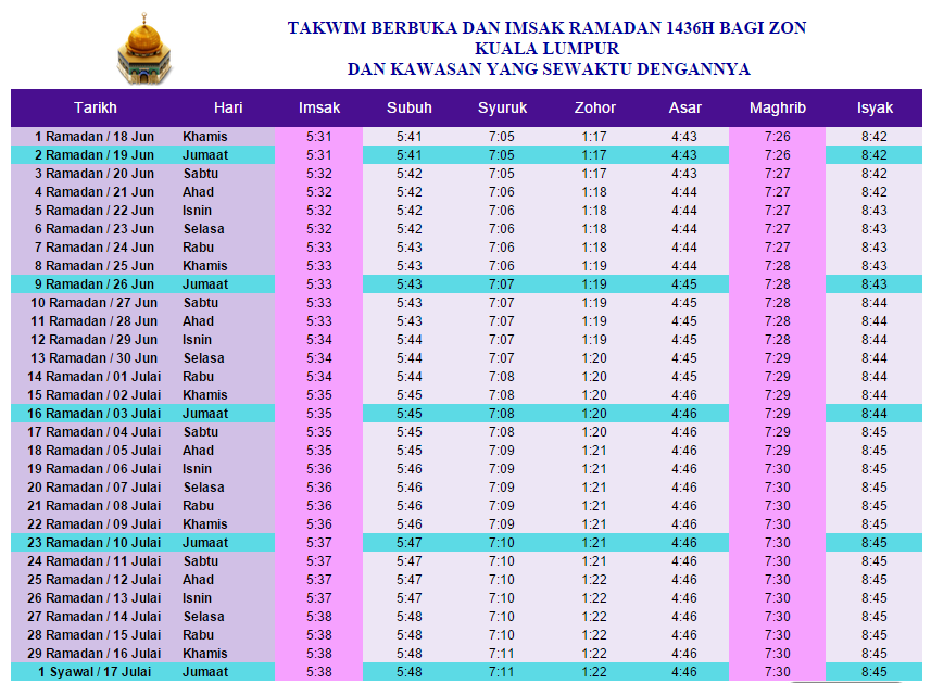 Waktu Asar Kuala Lumpur - Waktu sholat hari ini di malaysia akan