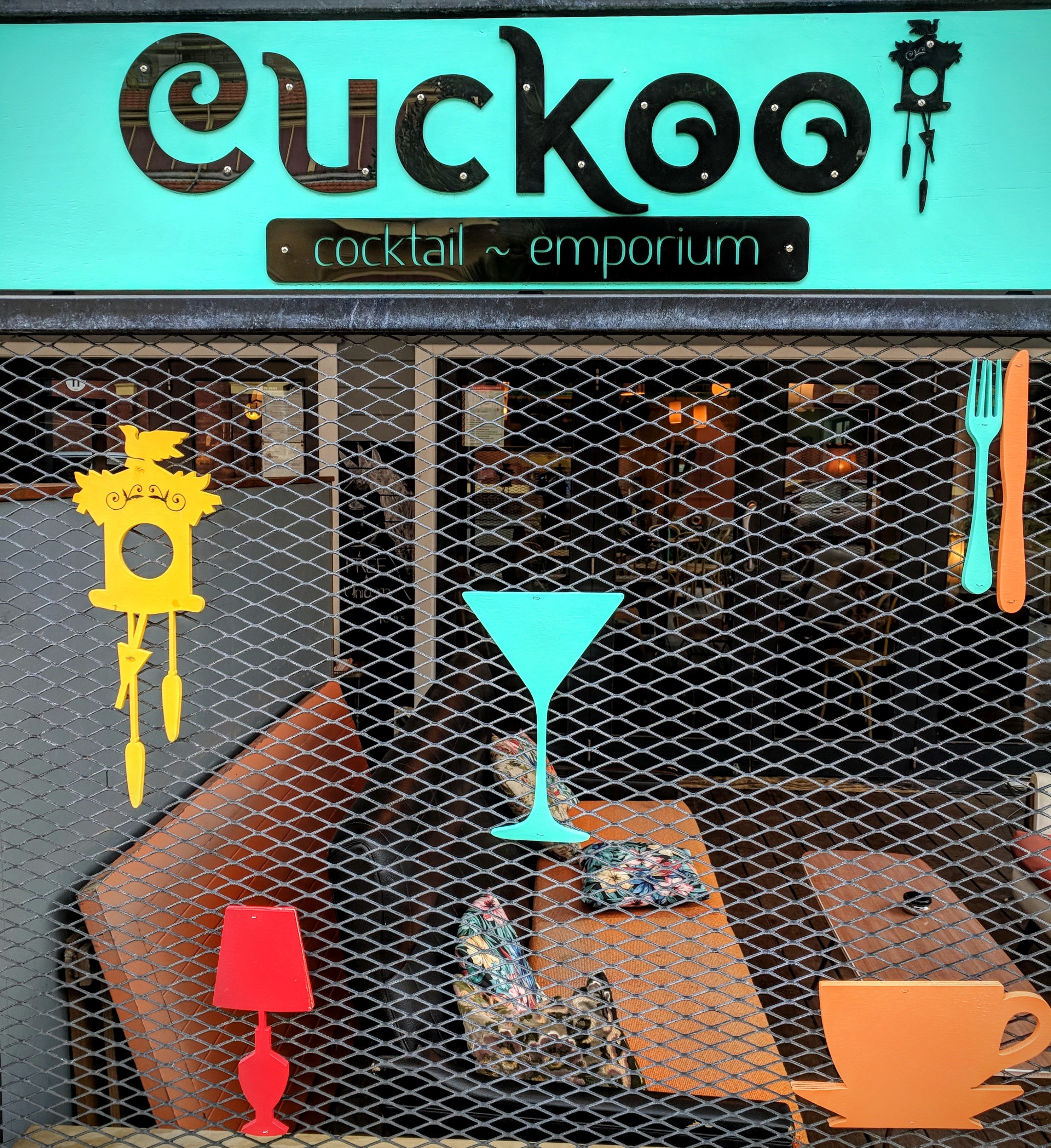 Cuckoo Emporium sign, Wellington (NZ)