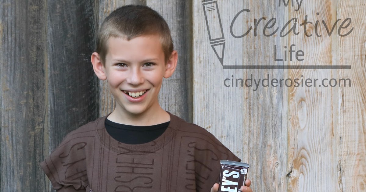 Cindy deRosier My Creative Life Hershey Bar Halloween Costume