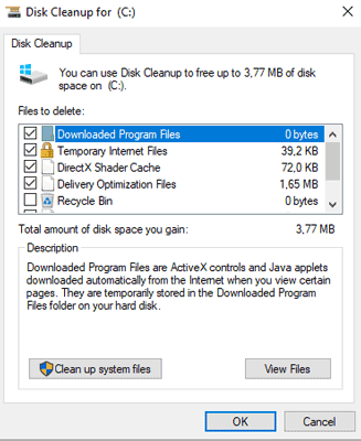 cara mengosongkan ruang hard disk setelah instalasi windows 10