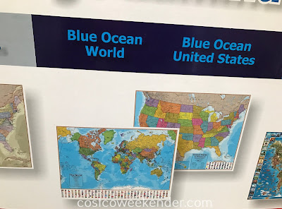 Costco 431464 - Learn about the US and the rest of the world with the Blue Ocean World & United States map