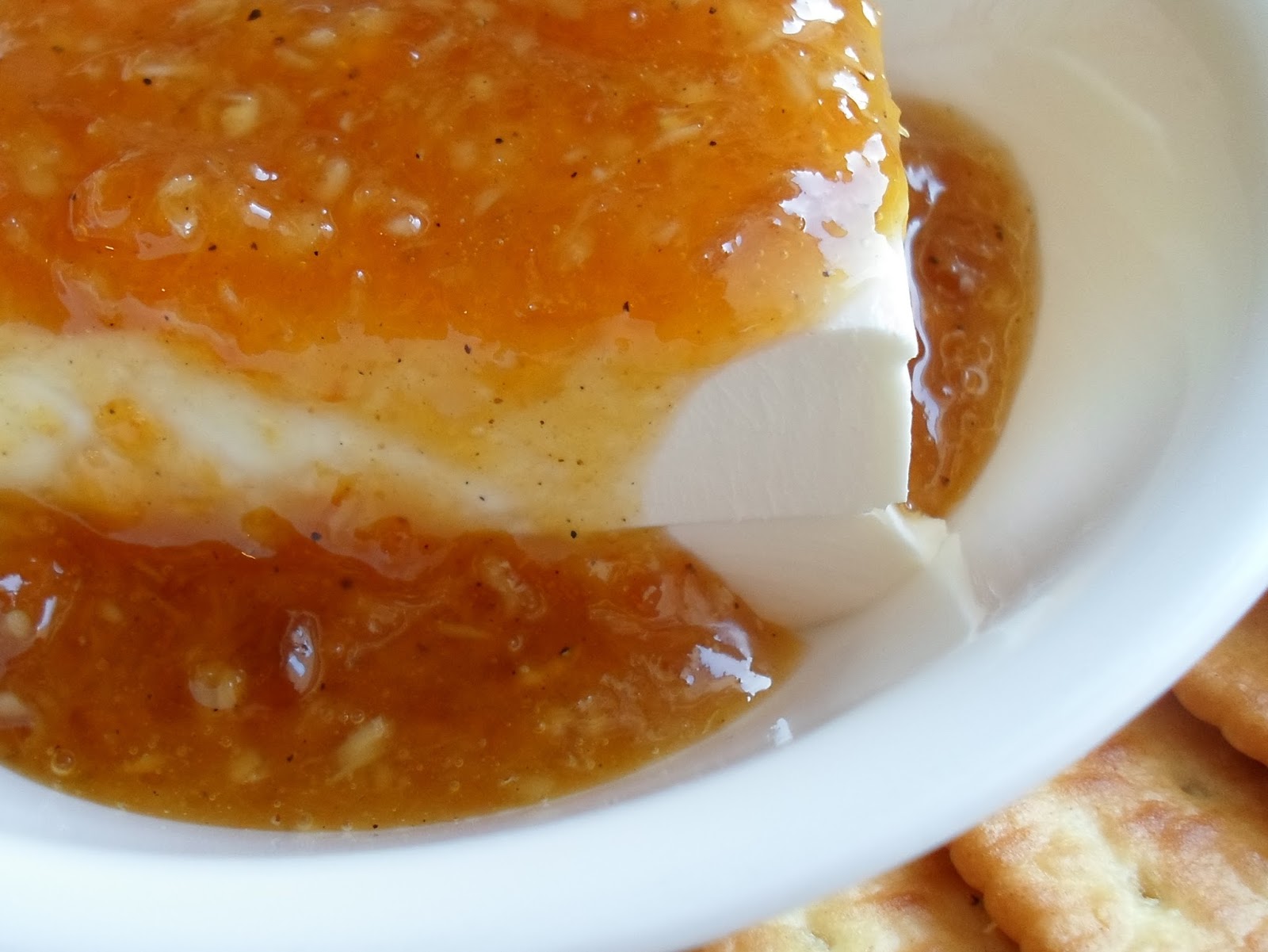 Happier Than A Pig In Mud Apricot Horseradish Cream Cheese Cracker Dip