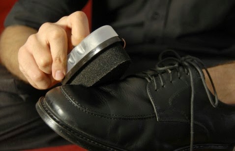 removing shoe polish