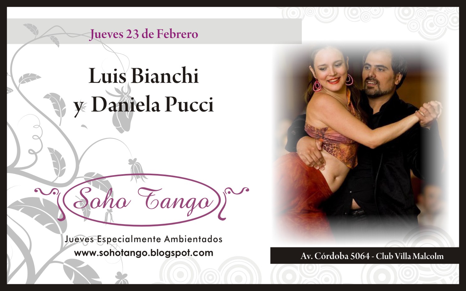 Soho Tango: Bailan Luis Bianchi y Daniela Pucci