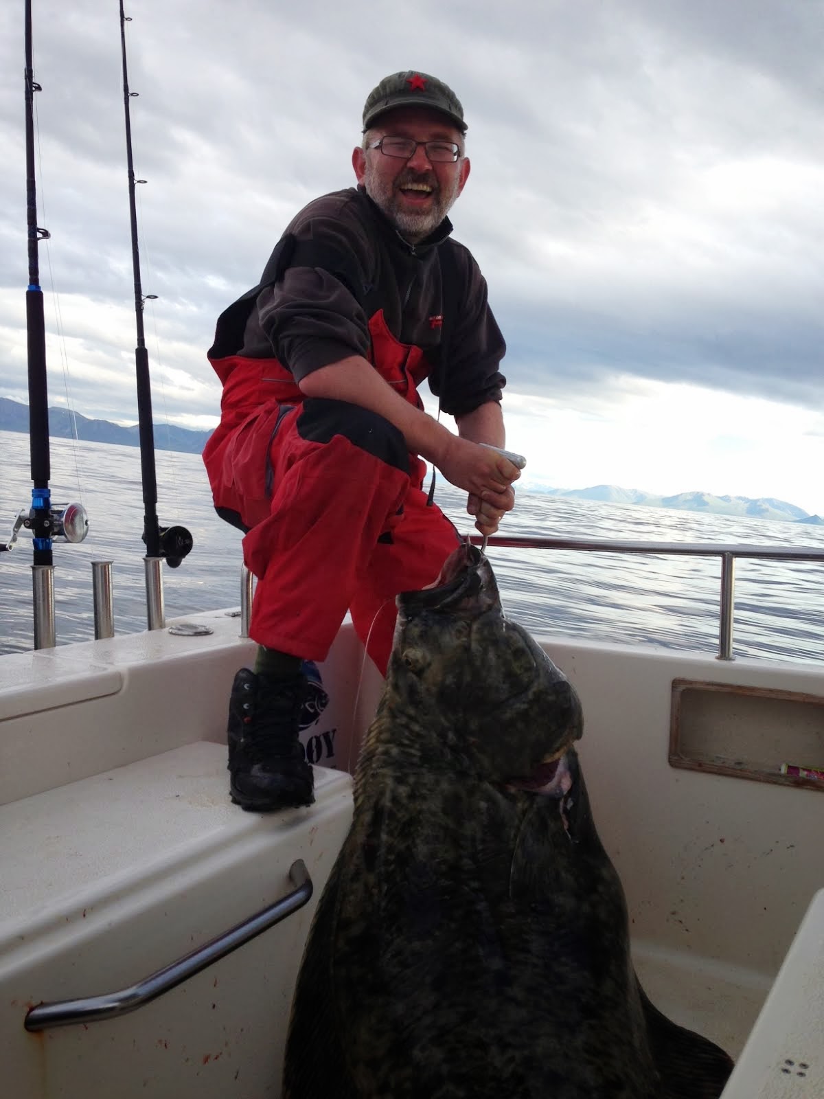 Team Propell fiske Kveite på ca 152 cm, over 50 kilo