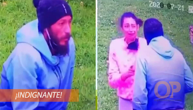 VIDEO: sujeto golpea a una mujer sorda mientras hacía deporte en Bogotá. 