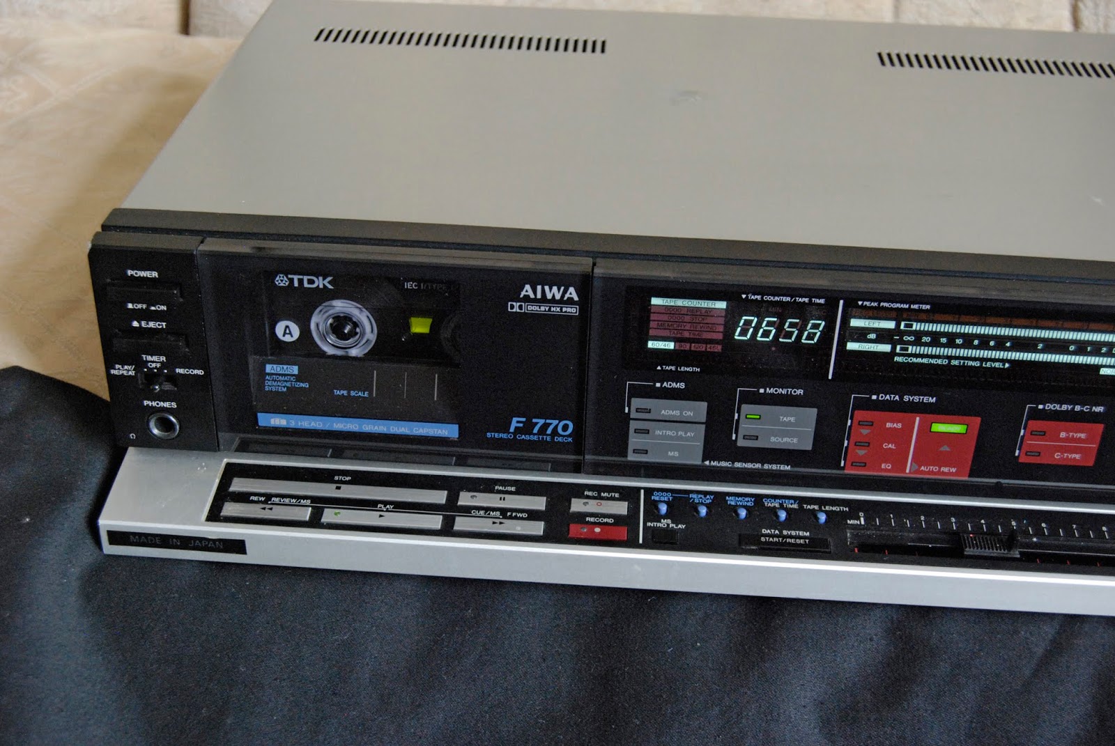 Electronics Cassette Decks, Tuners, Amps, Repairs, Failures. AIWA ADF770