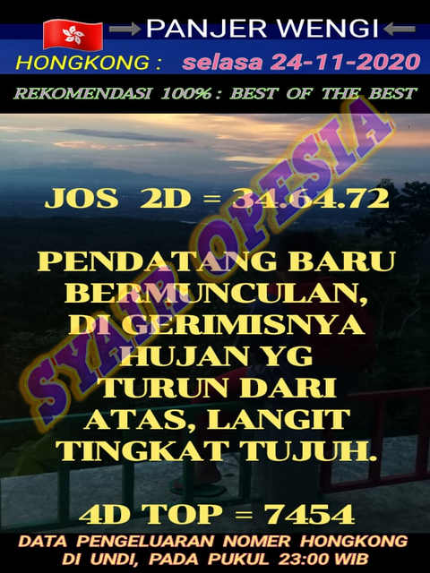 PREDIKSI hongkong pools