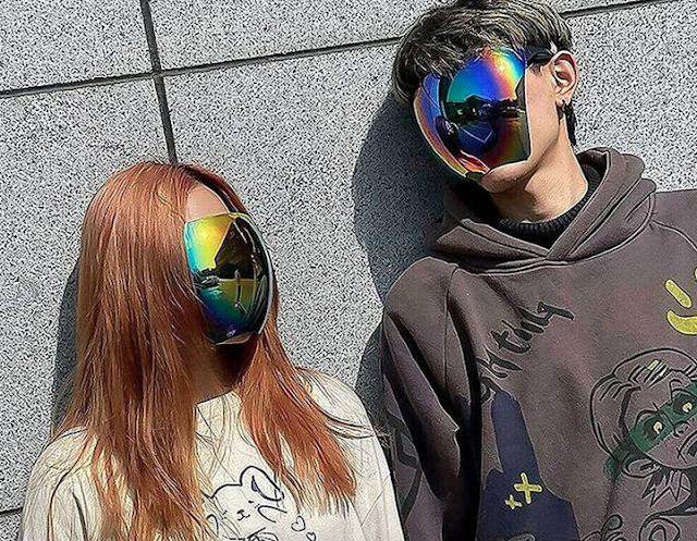 Wow! Perusahaan Jepang Ini Jual Kacamata Unik yang Terlihat Seperti Visor Helm, Apa Istimewanya?