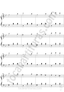 4 Vals para... Partitura de Piano fácil Composición de David Mestanza "Vals for..." Easy piano sheet music for beginners