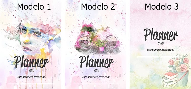 Capa para Planner 2020 grátis Capa para Planner 2020