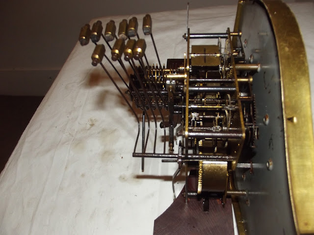 mécanisme CARILLON ODO 10 MARTEAUX 2 MÉLODIE WESTMINSTER régulateur