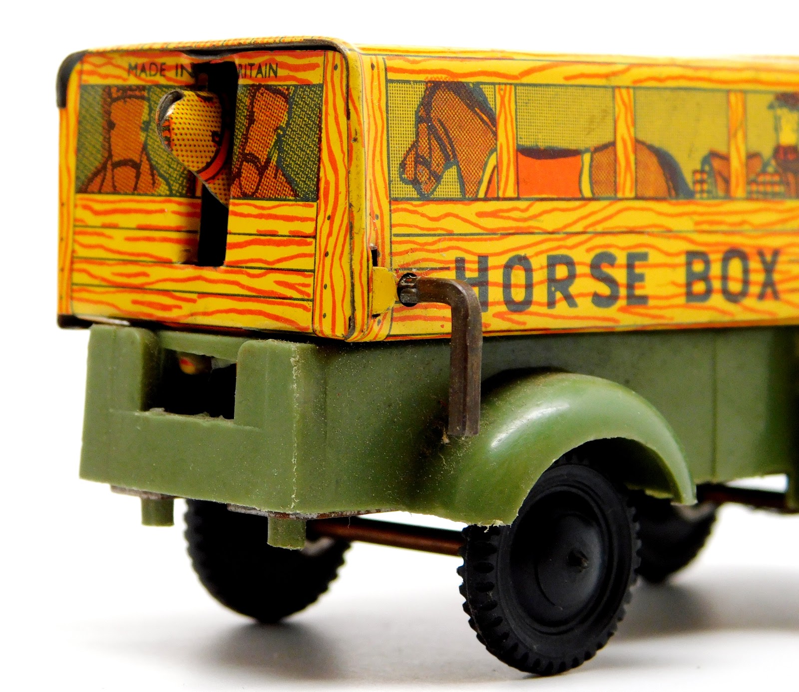 Toys and Stuff WellsBrimtoy Pocket Toys Horse Box Lorry (Truck) 1950s