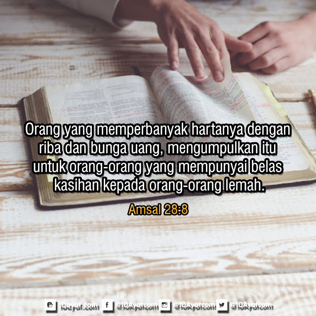 Amsal 28 8