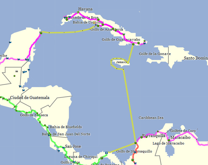 Peter's Ride Colombia to Jamaica