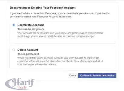 How to disable and restore your Facebook account? At any time from your computer and phone