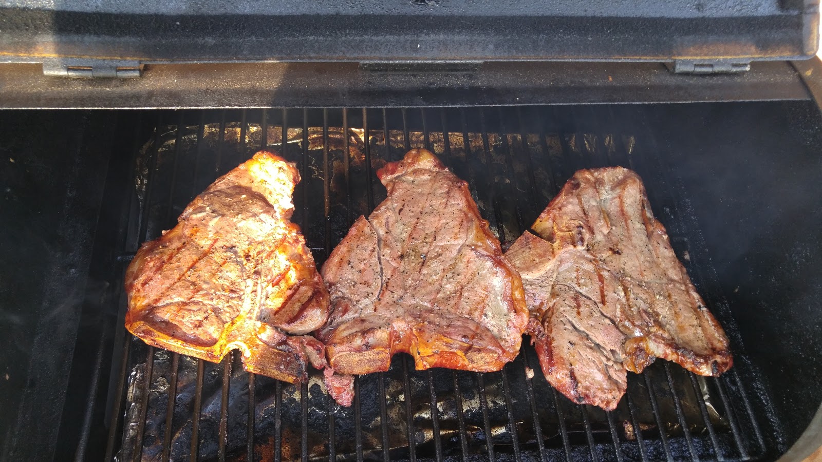 Traeger Recipes By Mike Kansas City Steaks TBones 2nd Review