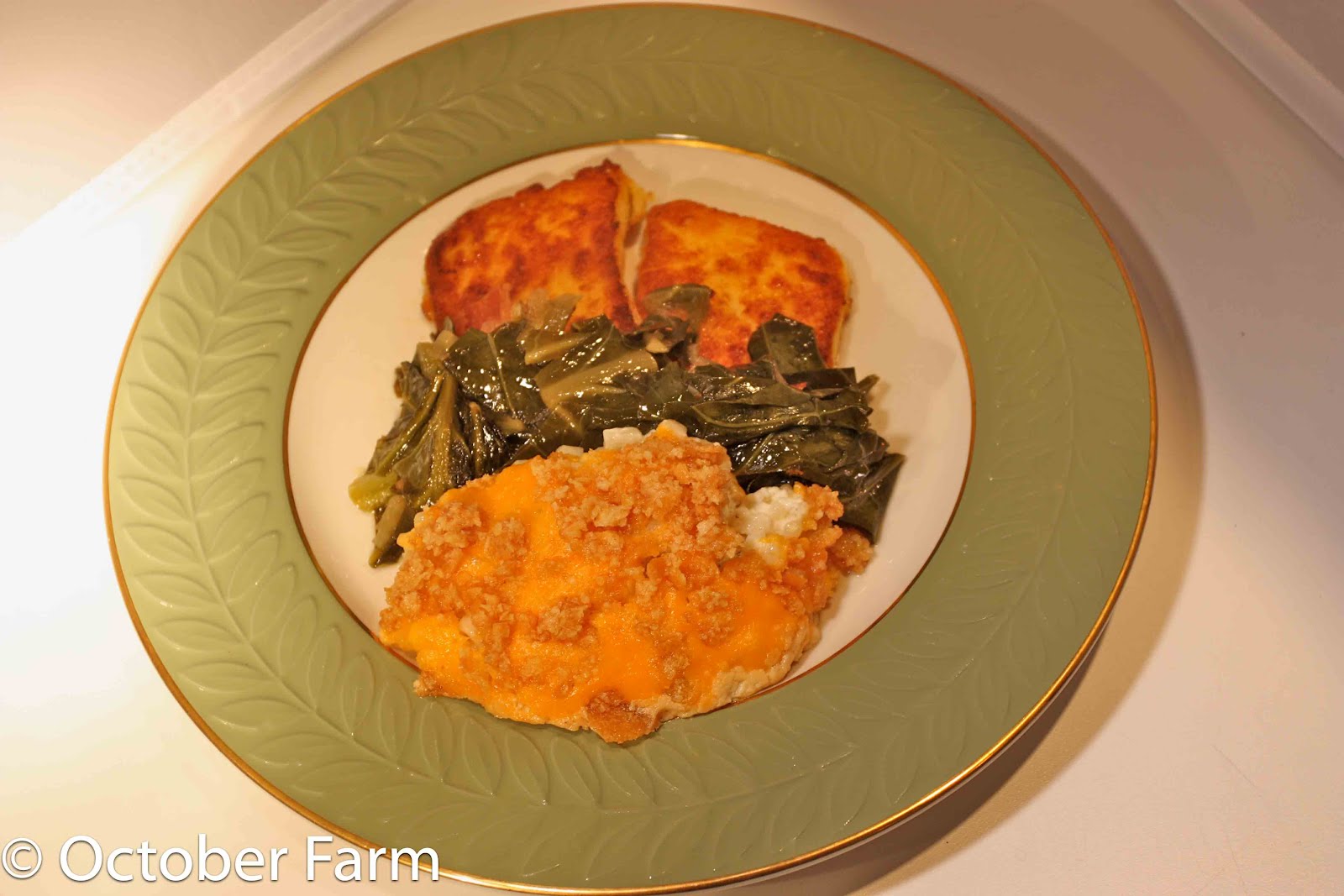 The World's Best Collard Greens Recipe and Corn Casserole