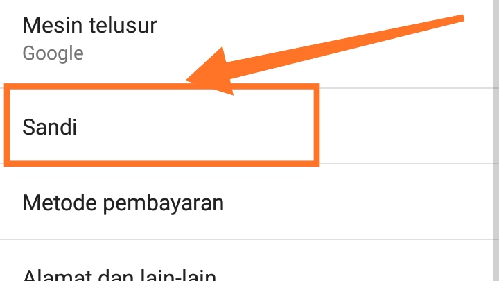 Kata sandi Facebook saya
