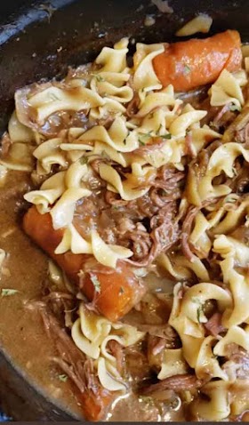 Loaded Beef and Noodles