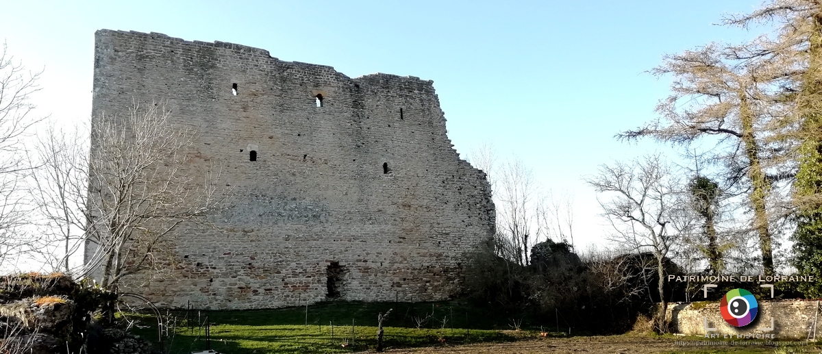 PATRIMOINE DE LORRAINE VAUDEMONT (54) Donjon des comtes de Vaudémont