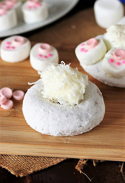 Making Easter Bunny Butt Doughnuts Image