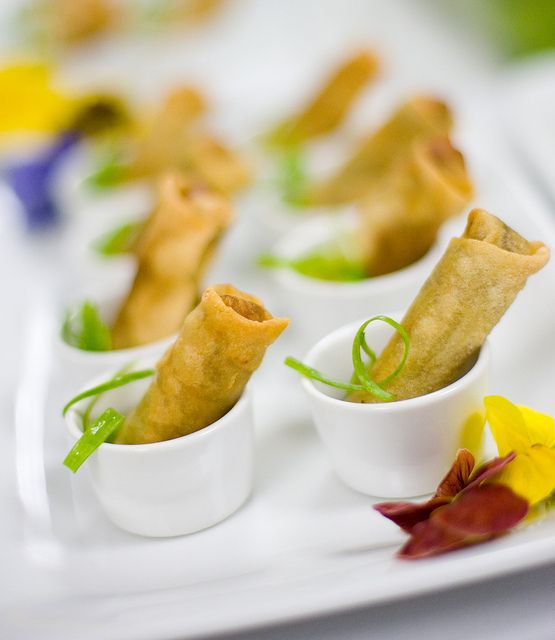Mini Vietnamese Duck Egg Roll with Dipping Sauce simpledeleciousfoods
