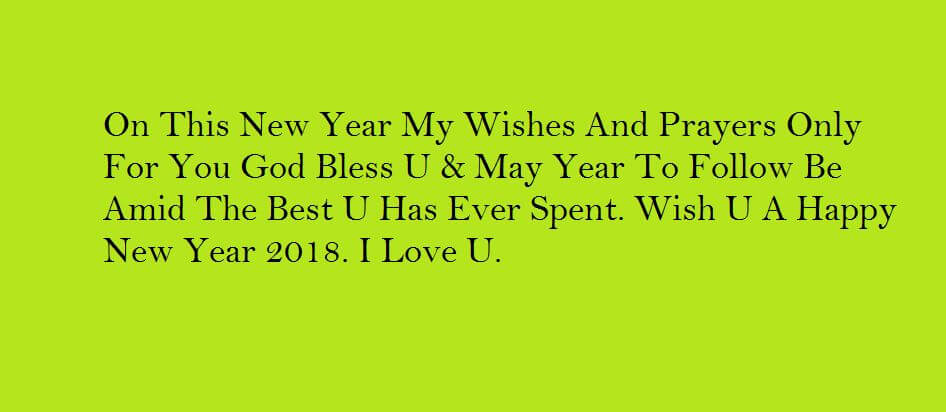 Happy New Year Quotes for Lovers